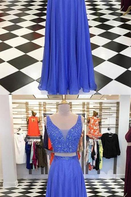 Strapless Beaded Chiffon Long Gown Size XS Style 2554 main image 1